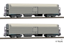 Tillig 70074 - H0 - 2-tlg. Set Maschinen-Kühlwagen Ttehkor, DR, Ep. III